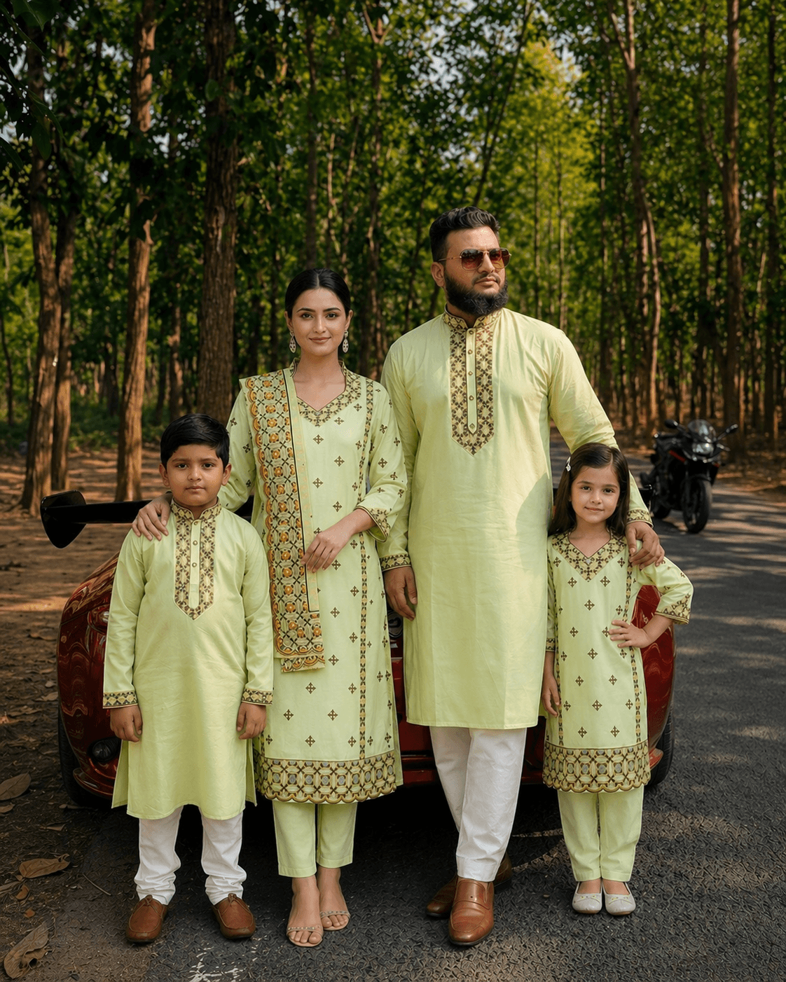 ক্রিম কালার পাঞ্জাবী Product Code: 345 — ALMA Lifestyle