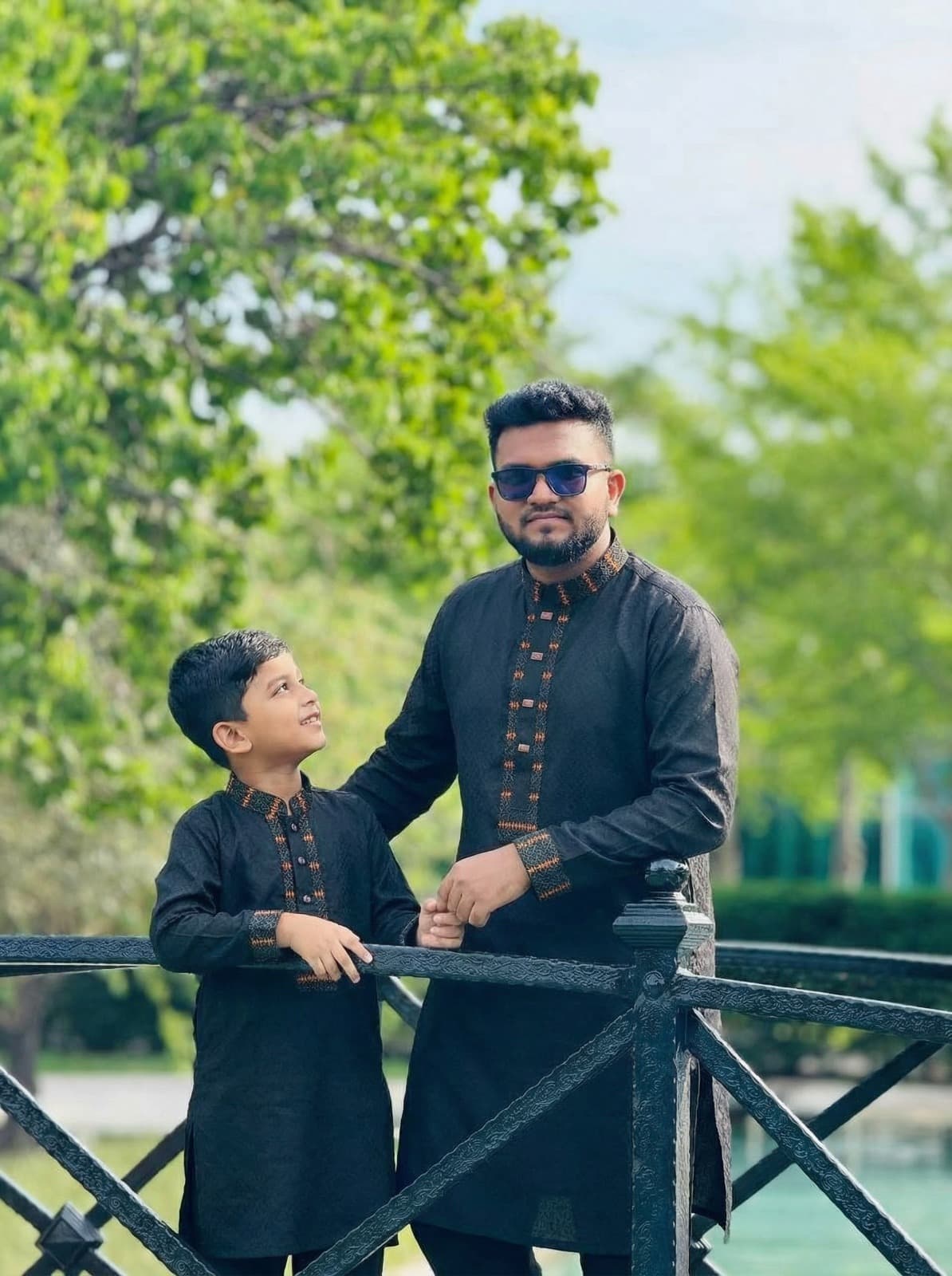 কালো কালার পাঞ্জাবী Product Code: 13 - image 1